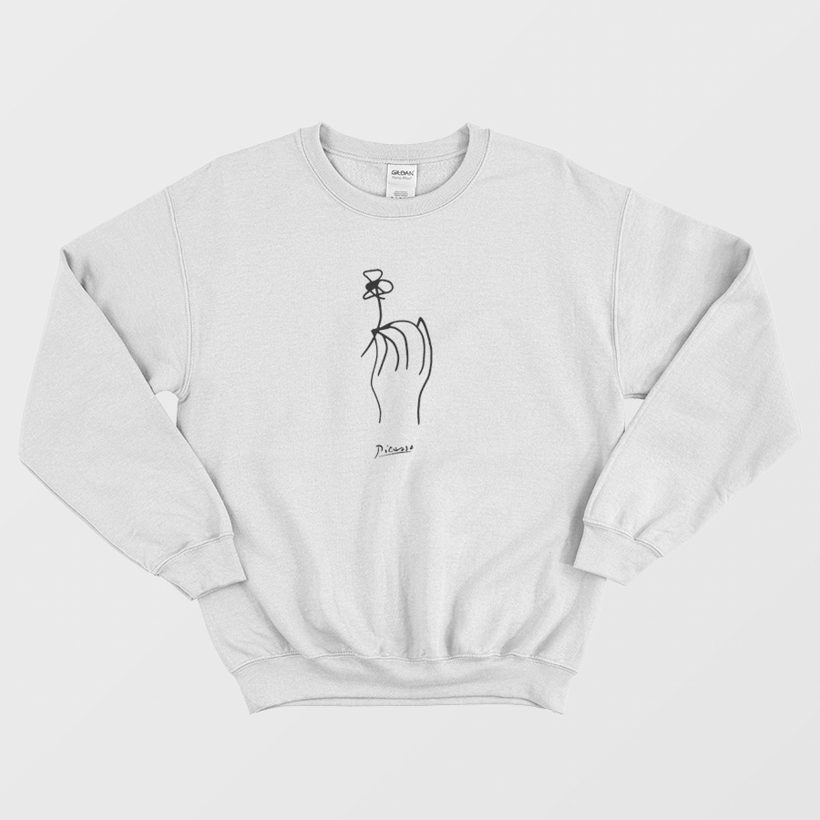 Flower Pablo Picasso Sweatshirt Flower Pablo Picasso Sweatshirt