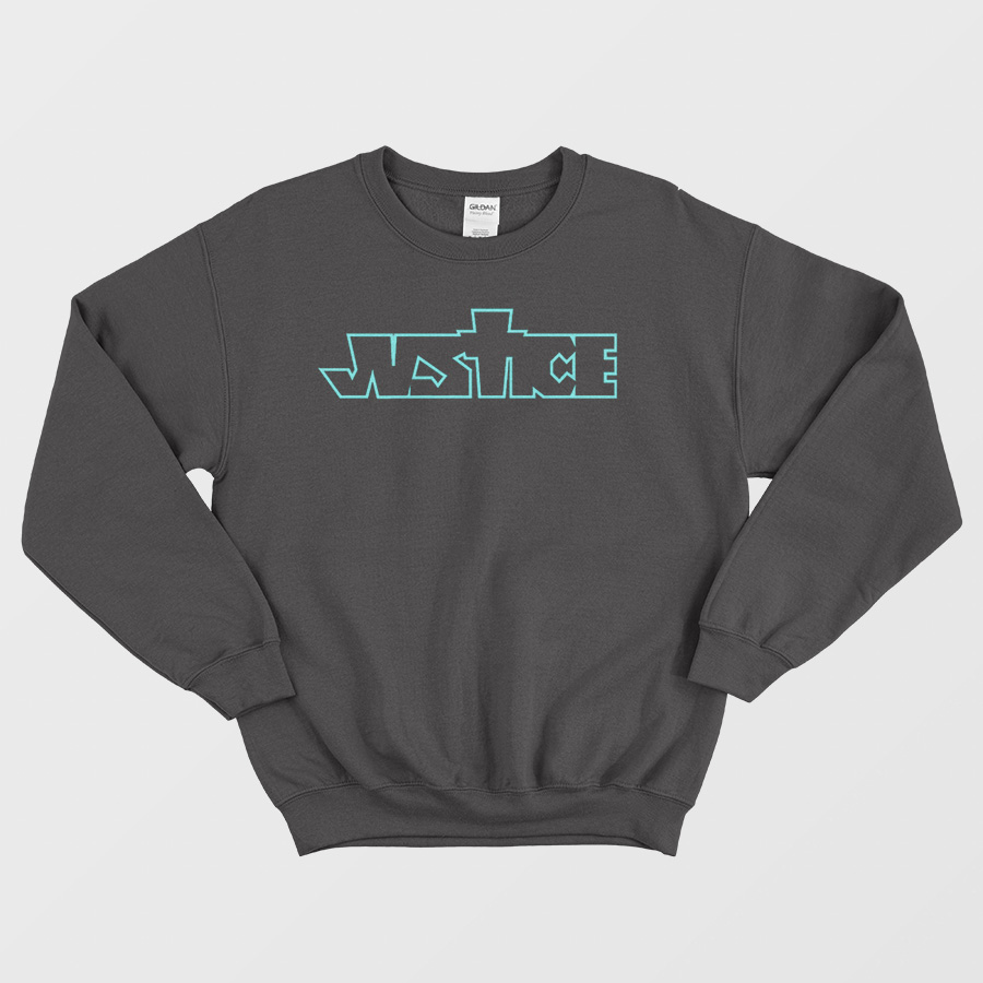 Justice Font Sweatshirt Justice Font Sweatshirt