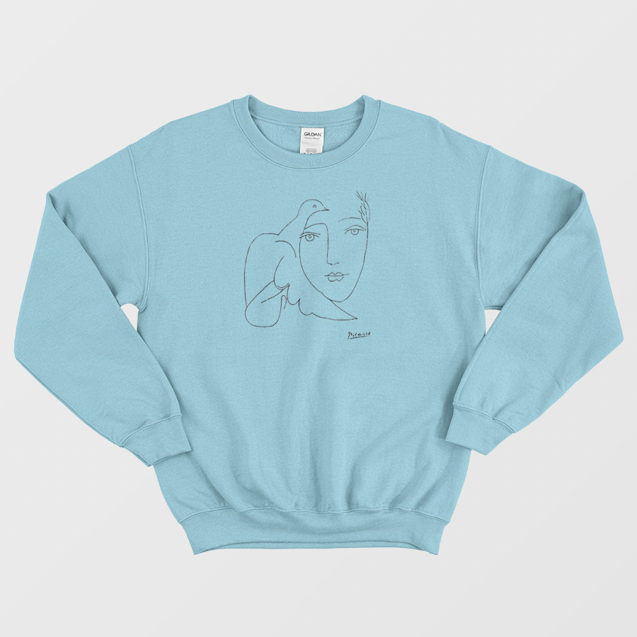 Peace Dove and Face Sweatshirt Peace Dove and Face Sweatshirt