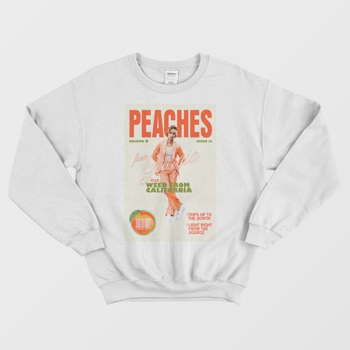 Peaches Poster Sweatshirt