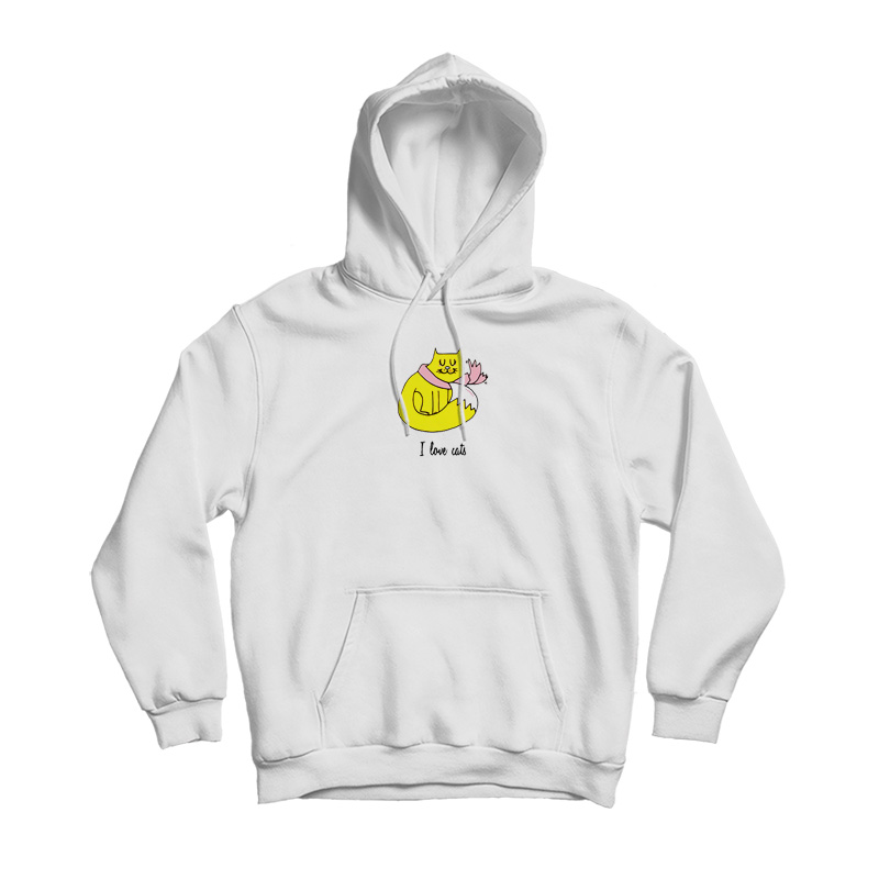 I Love Cute Cats Hoodie I Love Cute Cats Hoodie