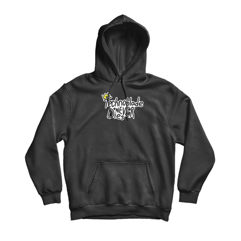 Technoblade Never Dies Font Logo Hoodie Technoblade Never Dies Font Logo Hoodie