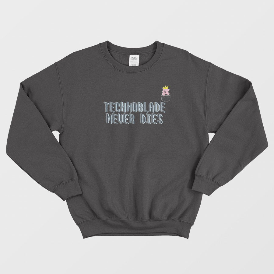 Technoblade Never Dies Sweatshirt Technoblade Never Dies Sweatshirt