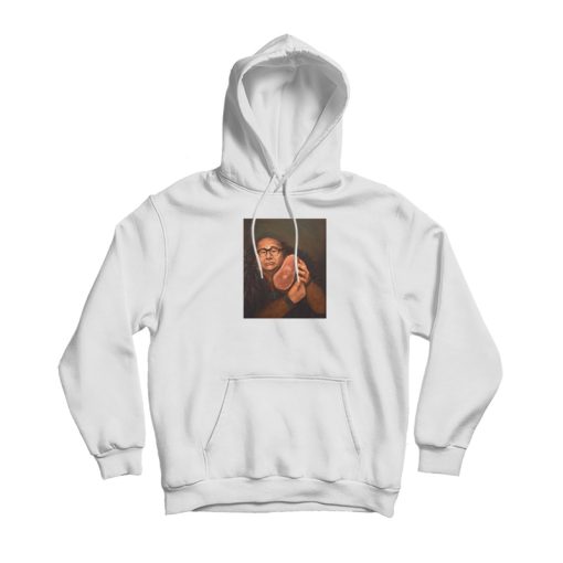 Danny DeVito With His Beloved Ham Hoodie