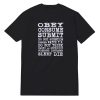 Obey Consume Submit Do Not Question T-Shirt