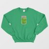Pickle Rick In Bottle Sweatshirt