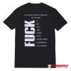 Oh Look My Entire Vocabulary On One Shirt Fuck T-Shirt