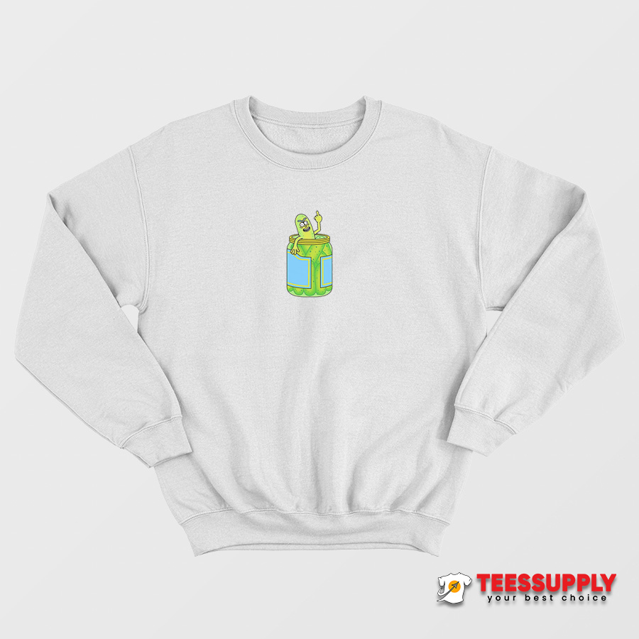 Rick And Morty Pickle Jar Sweatshirt Rick And Morty Pickle Jar Sweatshirt