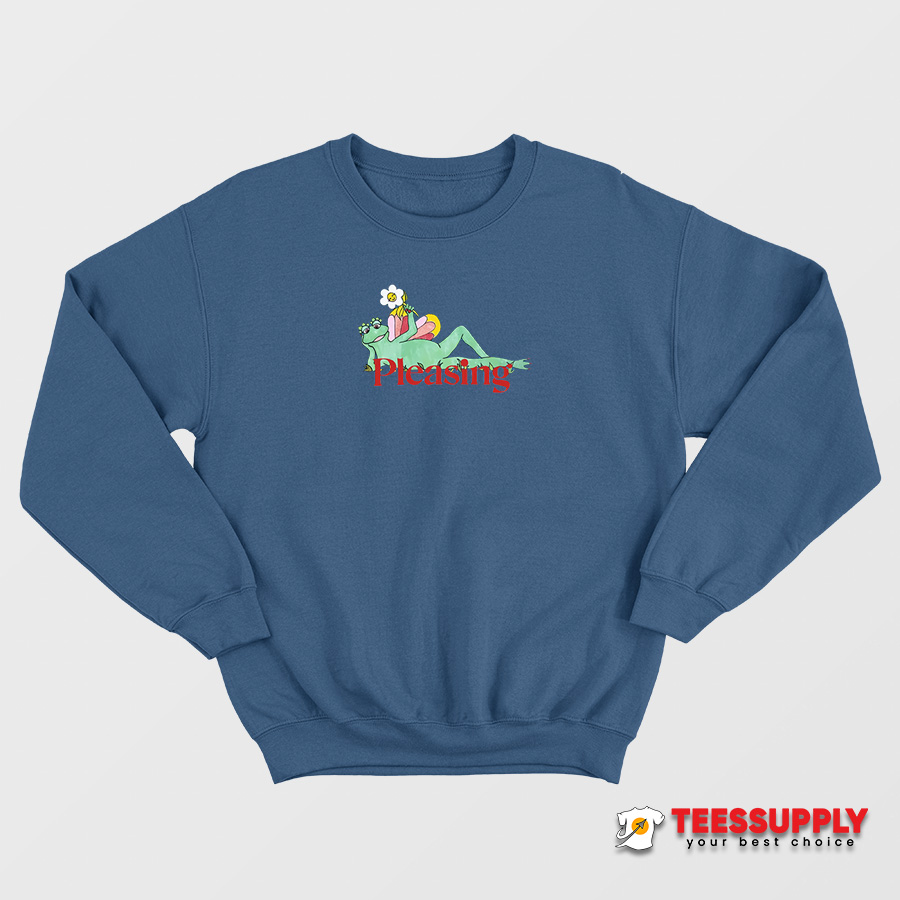 The Pleasing In Sky Blue Sweatshirt The Pleasing In Sky Blue Sweatshirt