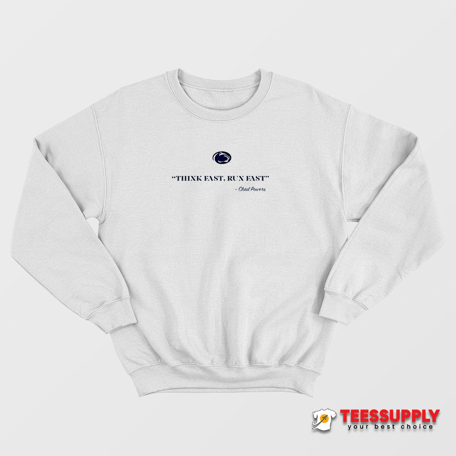 Think Fast Run Fast Chad Powers Sweatshirt Think Fast Run Fast Chad Powers Sweatshirt