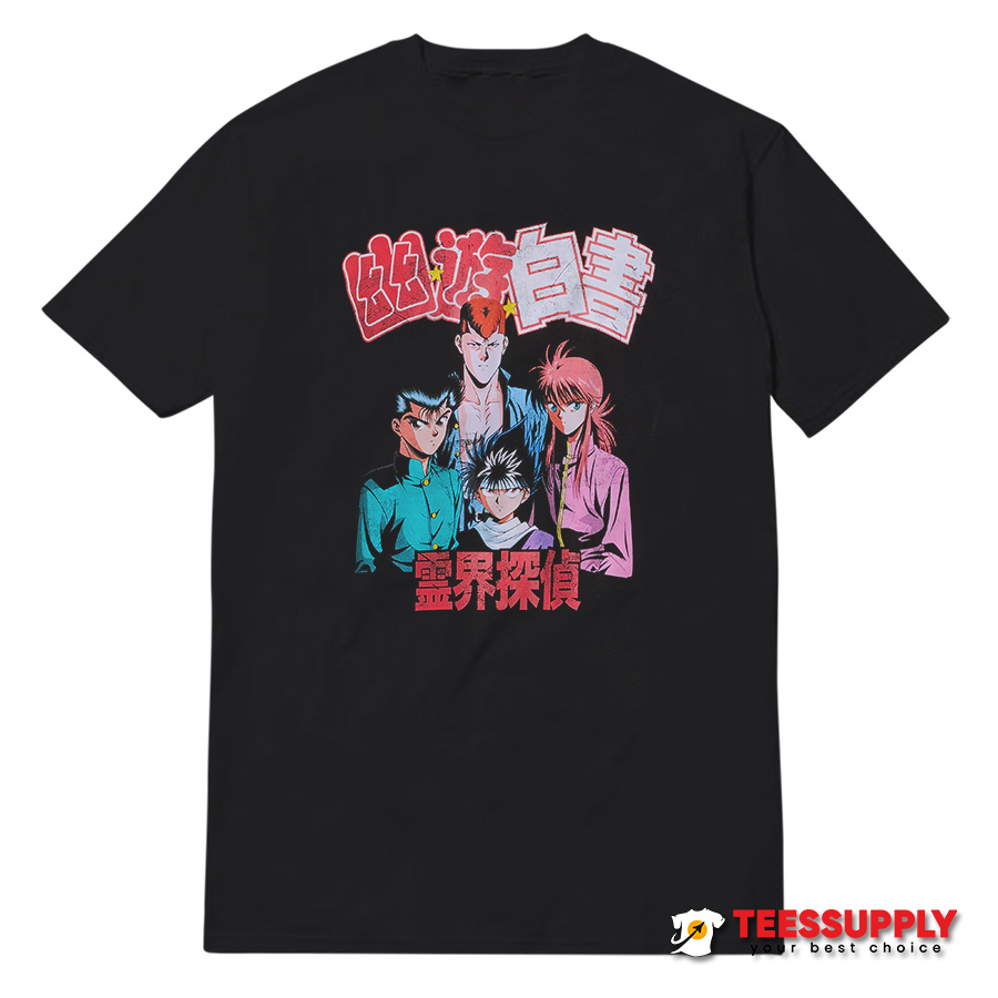Yu Yu Hakusho Anime Cartoon T-Shirt Yu Yu Hakusho Anime Cartoon T-Shirt