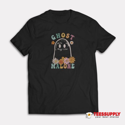 Ghost Malone Spooky Halloween T-Shirt