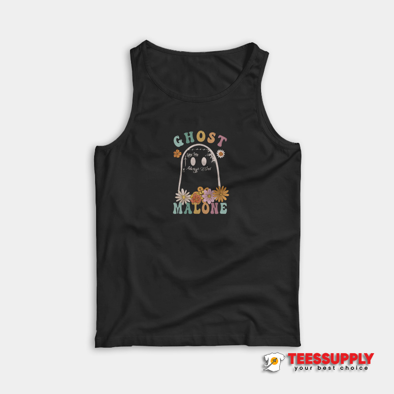 Ghost Malone Spooky Halloween Tank Top Ghost Malone Spooky Halloween Tank Top