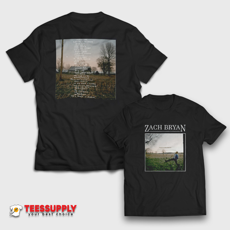 Zach Bryan American Heartbreak T-Shirt Zach Bryan American Heartbreak T-Shirt