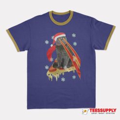 Drax Pizza Cat With Laser Eyes Ringer T-Shirt
