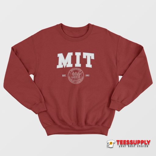 MIT Est 1861 Logo Sweatshirt