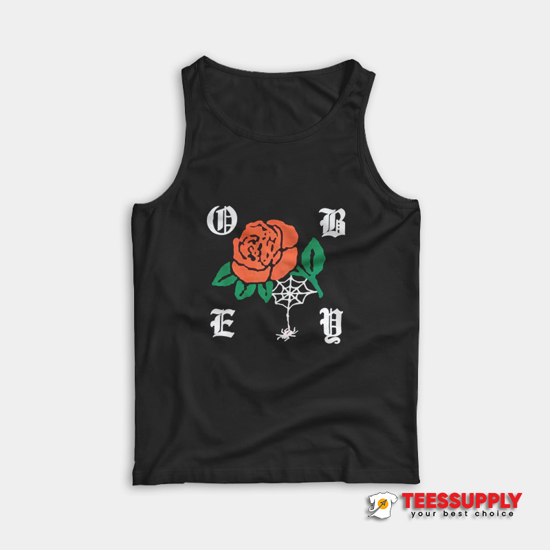 Obey Spider Rose Tank Top Obey Spider Rose Tank Top