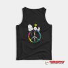 Peace And Love Hippie Style Sleeping Snoopy Tank Top