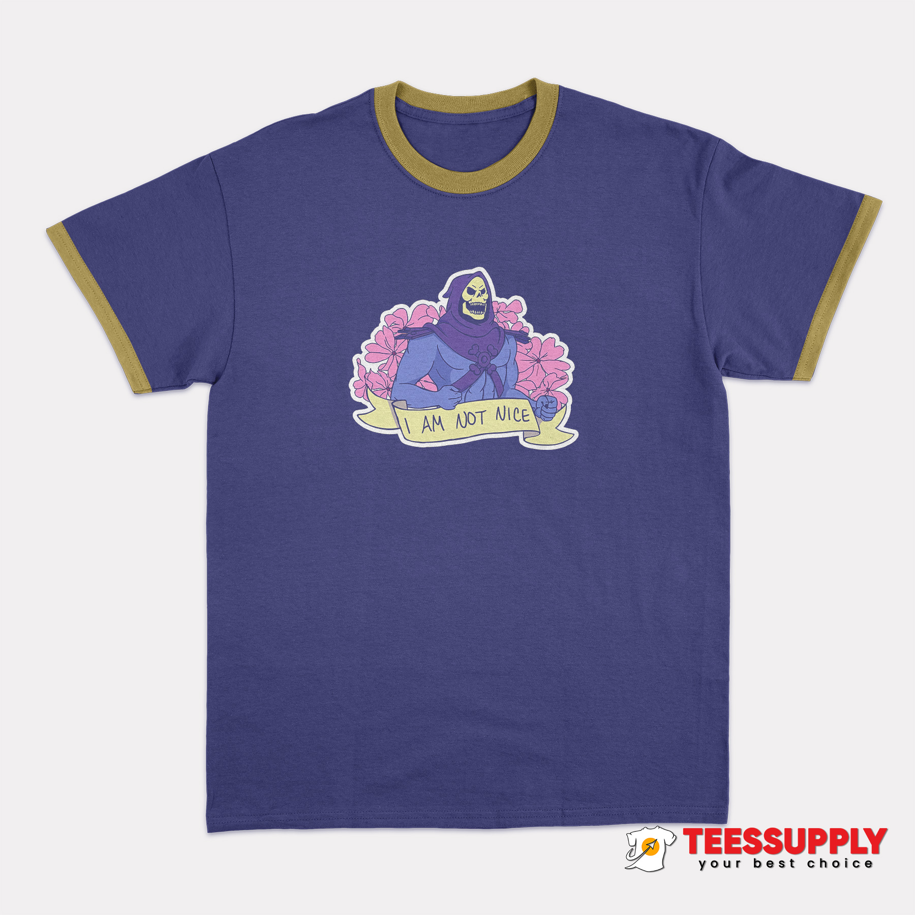 I Am Not Nice Ringer T-Shirt I Am Not Nice Ringer T-Shirt