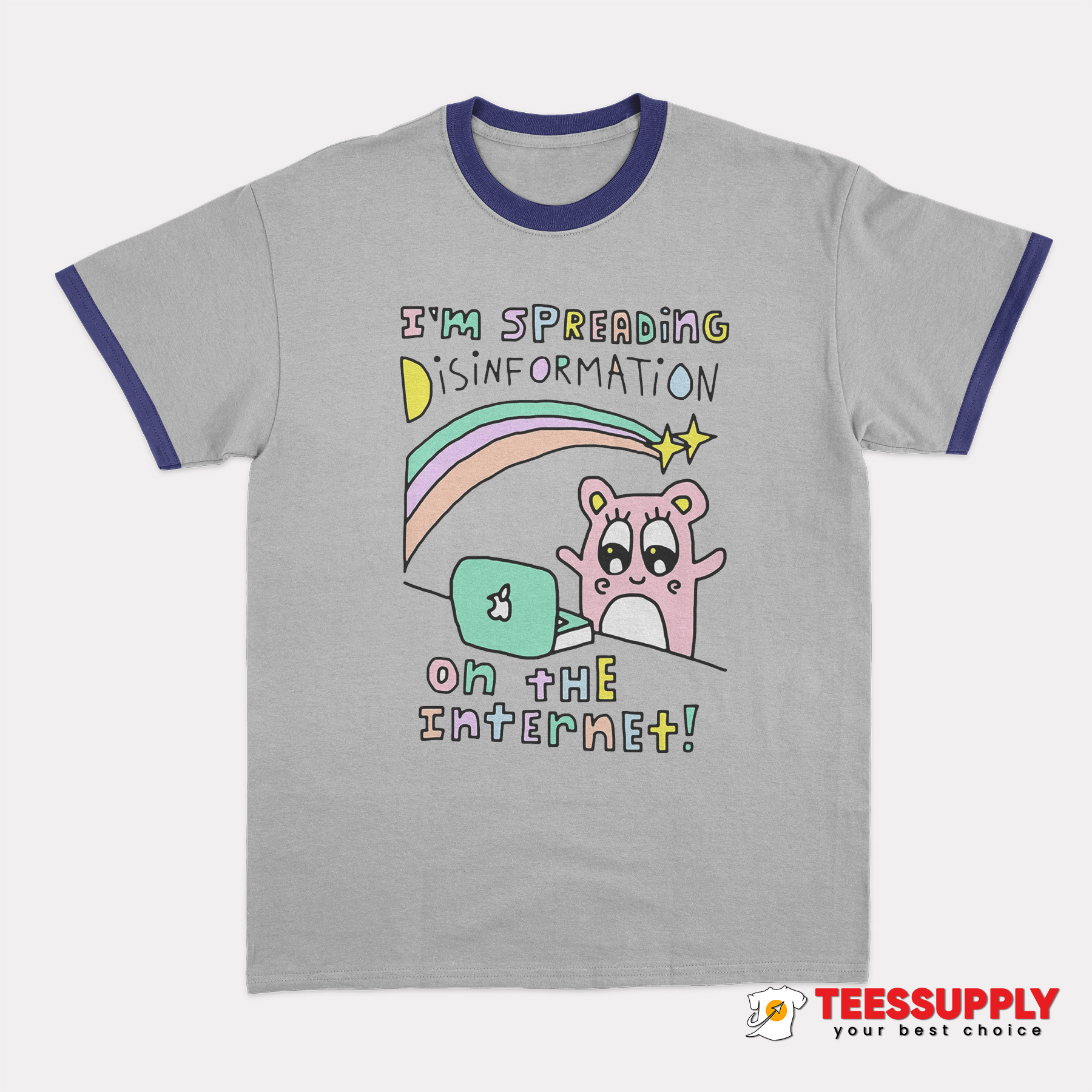 I'm Spreading Disinformation Ringer T-Shirt I'm Spreading Disinformation Ringer T-Shirt