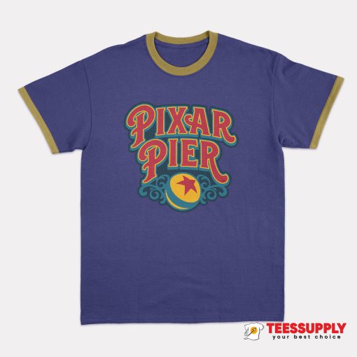 Pixar Pier Primary Ringer T-Shirt