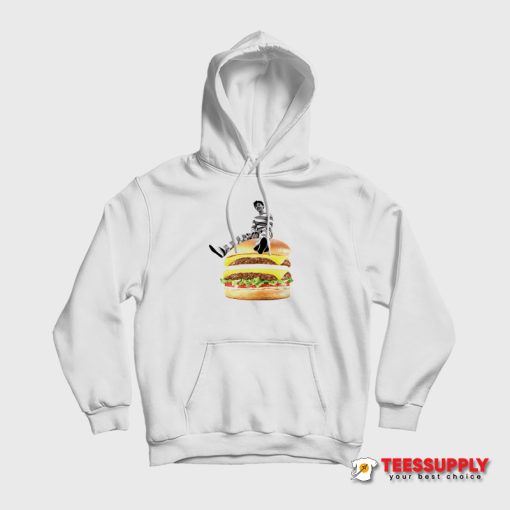 Harry Styles Sitting On A Burger Hoodie