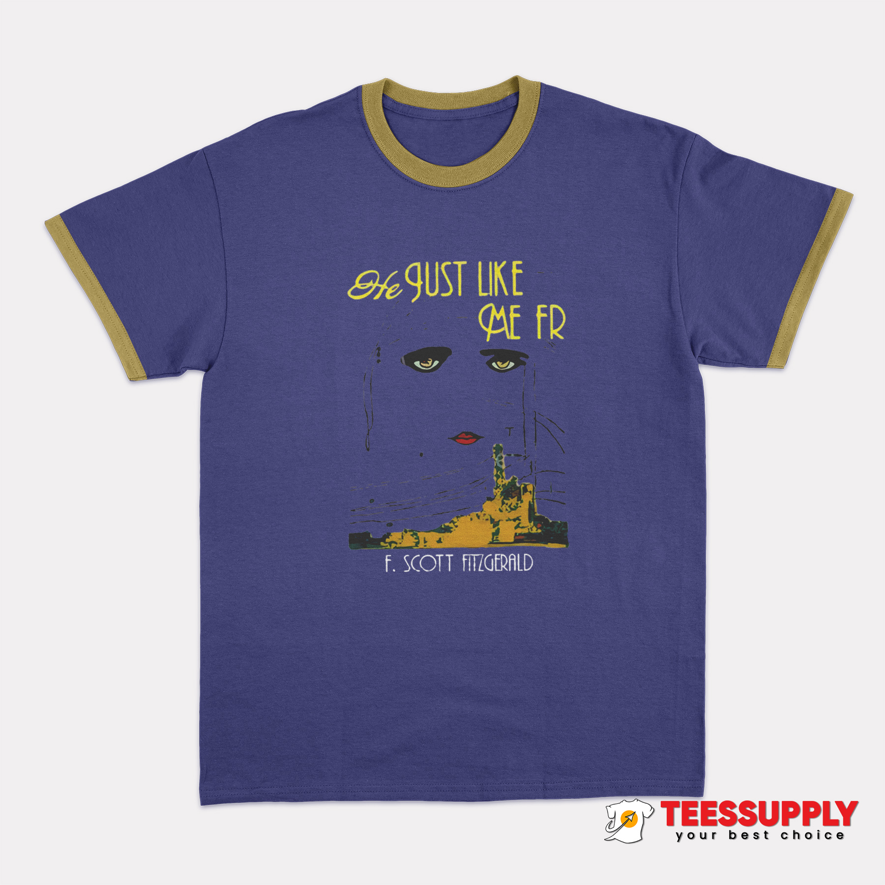He Just Like Me FR Ringer T-Shirt He Just Like Me FR Ringer T-Shirt