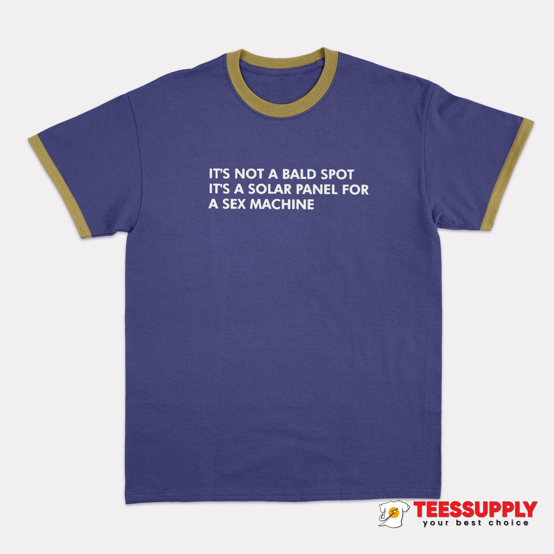 It's Not A Bald Spot Ringer T-Shirt It's Not A Bald Spot Ringer T-Shirt