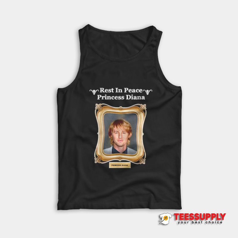 Rest In Peace Princess Diana Tank Top Rest In Peace Princess Diana Tank Top