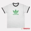 Addicted Adidas Parody Ringer T-Shirt