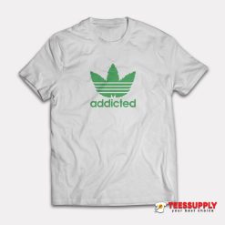 Addicted Adidas Parody T-Shirt