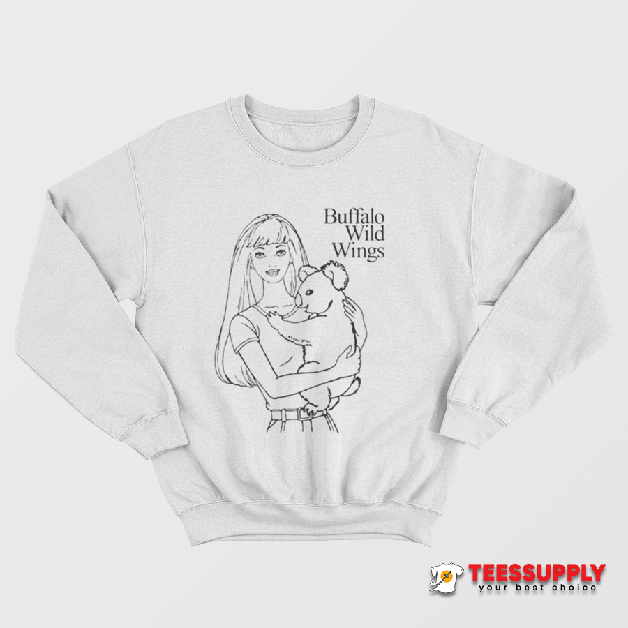 Buffalo Wild Wings Barbie Sweatshirt Buffalo Wild Wings Barbie Sweatshirt