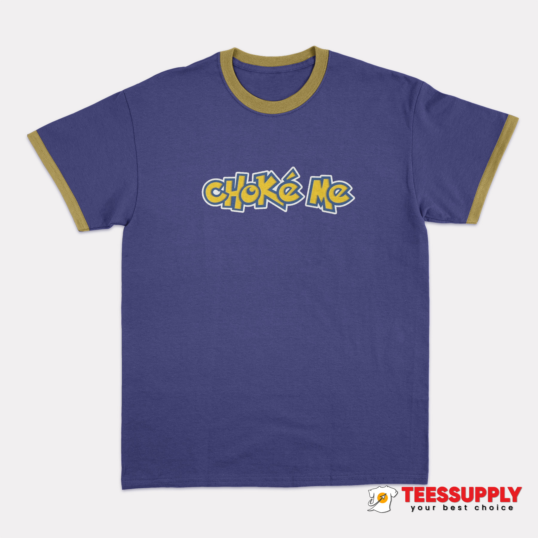 Chocke Me Ringer T-Shirt Chocke Me Ringer T-Shirt