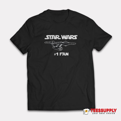 Star Wars #1 Fan Mashup Star Trek T-Shirt