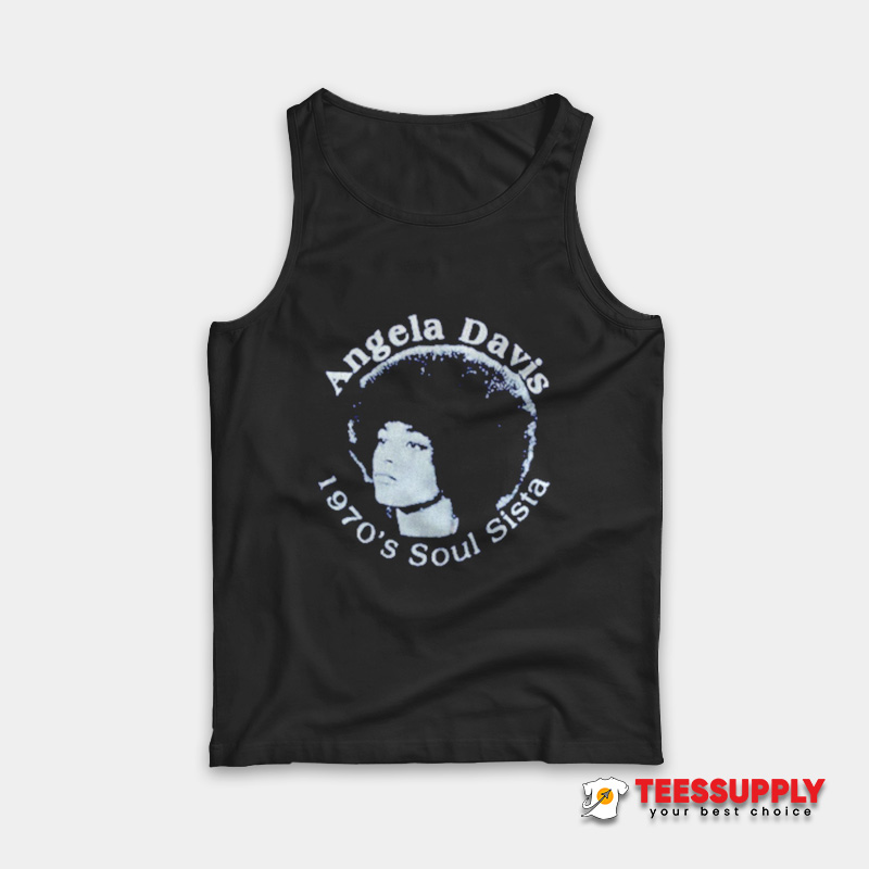 Angela Davis 1970 Soul Sista Tank Top Angela Davis 1970 Soul Sista Tank Top