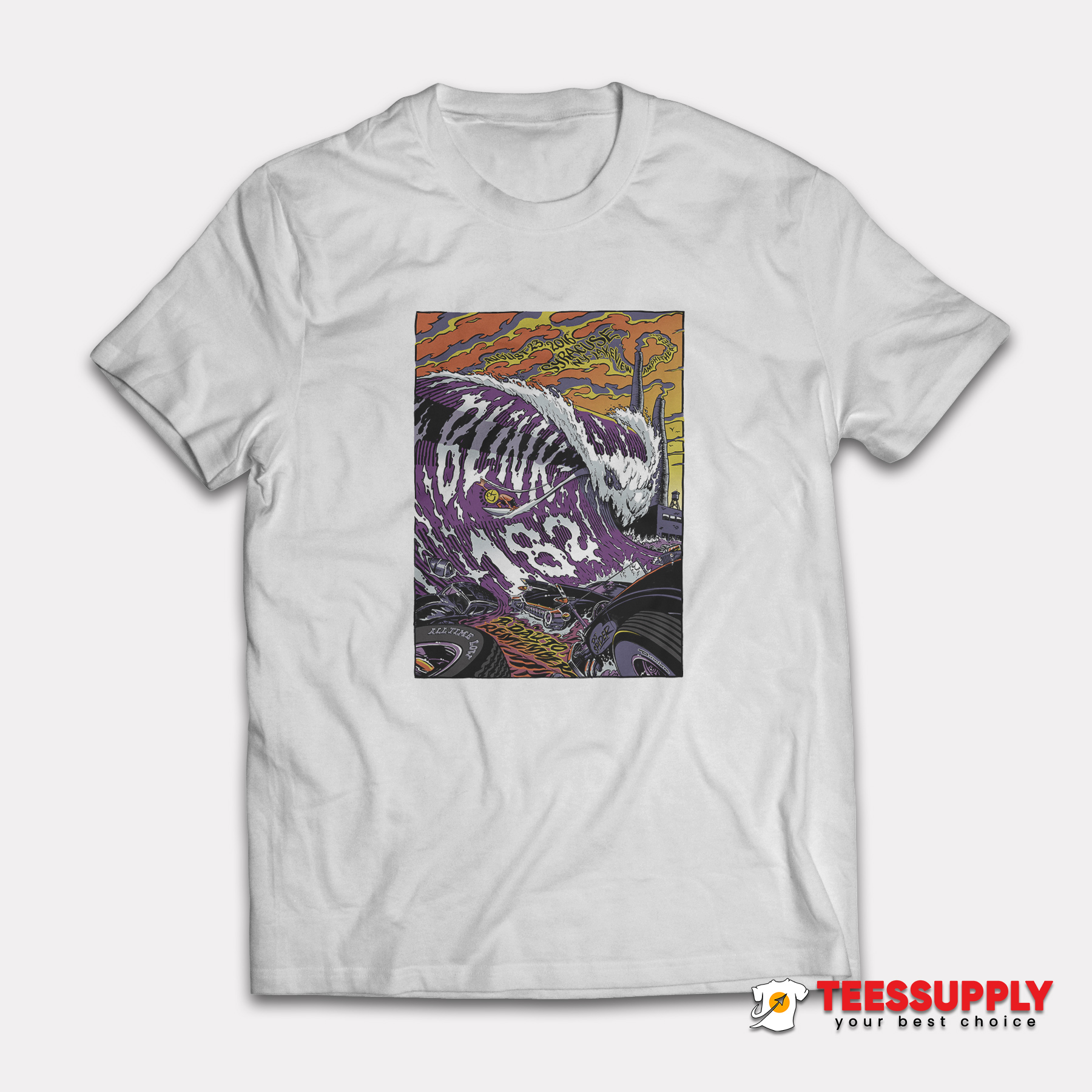 Blink 182 Syracuse 2016 T-Shirt Blink 182 Syracuse 2016 T-Shirt
