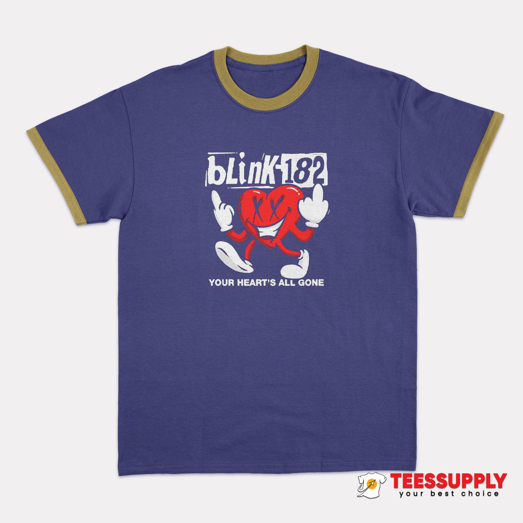Your Heart's All Gone Ringer T-Shirt Your Heart's All Gone Ringer T-Shirt
