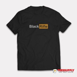Black Rifle Prnhb Logo Parody T-Shirt
