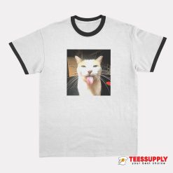 Bleh Cat Meme Ringer T-Shirt