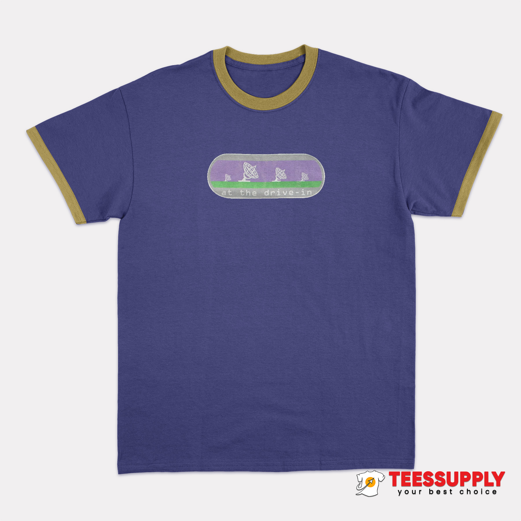 At The Drive In In Casino Out Ringer T-Shirt At The Drive In In Casino Out Ringer T-Shirt