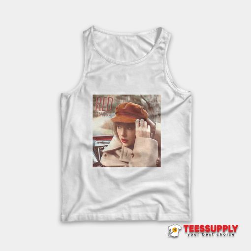 Red Taylor’s Version Album Cover Tank Top