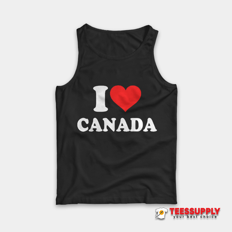 Elon Musk I Love Canada Tank Top Elon Musk I Love Canada Tank Top