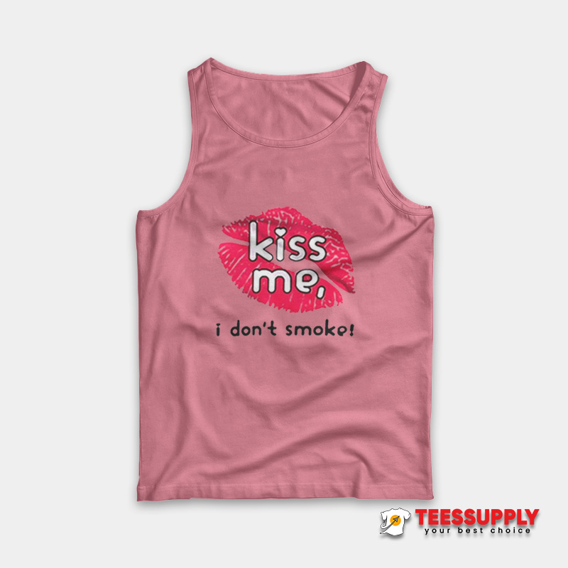 Haley Williams Paramore Kiss Me I Don't Smoke Tank Top Haley Williams Paramore Kiss Me I Don't Smoke Tank Top