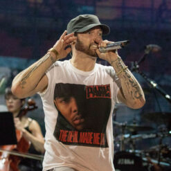 Eminem Wears Paris The Devil Made Me Do It T-Shirt