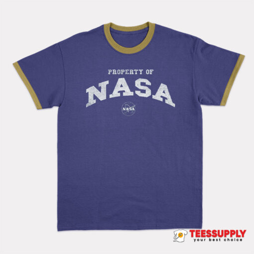Property Of Nasa Ringer T-Shirt