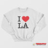 Taylor Swift I Love LA Sweatshirt