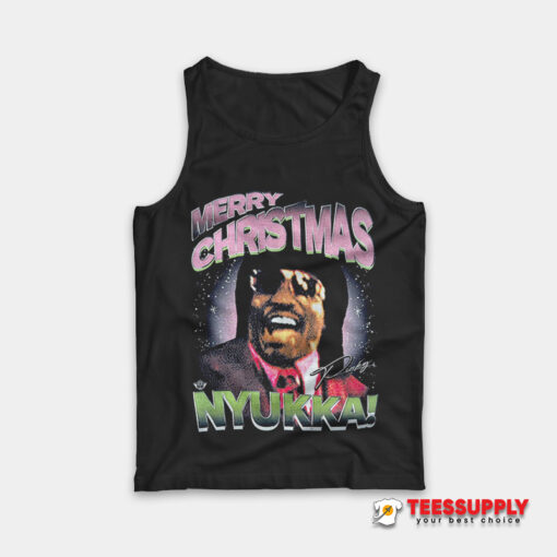 Merry Christmas Pinky Nyukka Tank Top