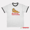 Garfield Butthole University Ringer T-Shirt