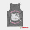 Hello Kanye Be Fearless Kanye West Hello Kitty Tank Top