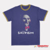 Billy The Puppet Sawtism Ringer T-Shirt